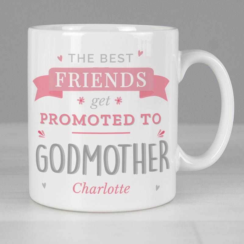 Personalised Pink Promoted To Mug